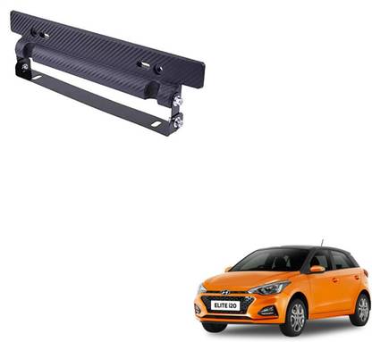 SEMAPHORE Car Auto License Plates Frame Holder Black For Hyundai Elite i20 Car Number Plate