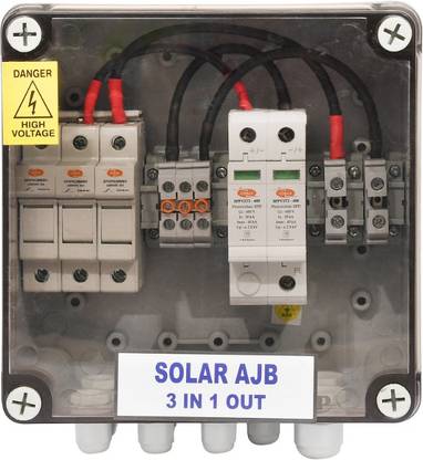 AEC ARRAY JUNCTION BOX 3 IN 1 OUT FOR SOLAR PANEL AC Distribution Box For Solar Panel Wire Connector