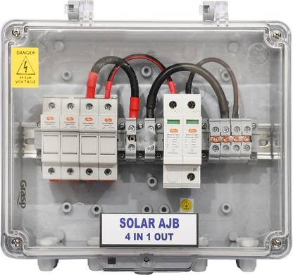 AEC ARRAY JUNCTION BOX 4 IN 1 OUT FOR SOLAR PANEL AC Distribution Box For Solar Panel Wire Connector