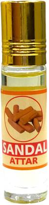JONI'S Sandal Roll-on Attar Alcohol Free Oil Based Attar-8ML Floral Attar