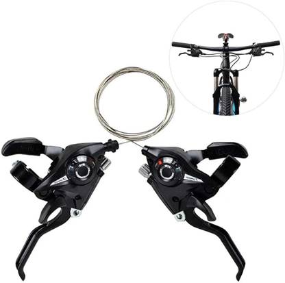 Xezon MTB Mountain (3x7) 21 Speed Shifter Cycle Brake Lever Combo V-Brake Gear Bicycle Brake Disk