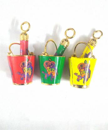 dhunn Holi Bucket Pichkari Deity Ornament