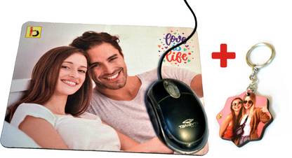 RB Personalised Gift Personalized Mouse Pad for Gaming, Office Computer with Your Photo, Text. Mousepad