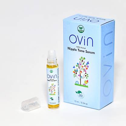 OVIN 100% Herbal Nipple Tone Serum (Vegan) for Dry & Chapped Organic Nipple Cream
