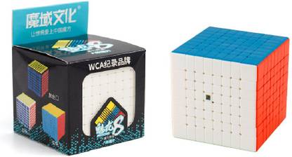 D ETERNAL MoYu MeiLong 8 8x8 High Speed Stickerless Magic Puzzle Cube Toy