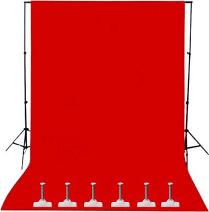 Windrop Solutions 4X10 FEET RED Screen Background Backdrop for Photo Videos Reflector
