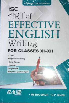 Isc Art Of Effective English Writing - Xi - Xii (2023 - 24 Syllabus)