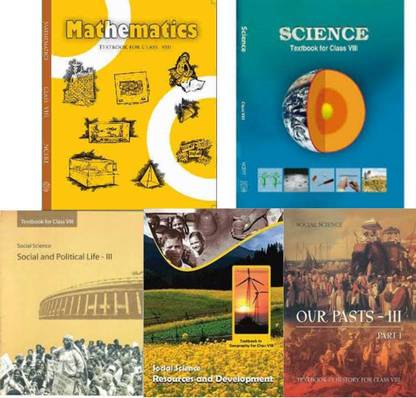 NCERT Book Set For Class 8 ( Maths+ Science+SST)