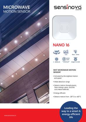 Sensinova Microwave Motion Sensor -NANO 16