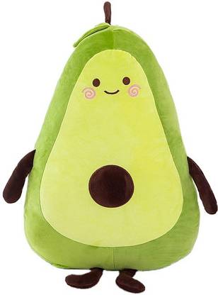 CHUBBY Avocado Soft Cushion Stuffed Toy Pillow (Multi Color)  - 30 cm