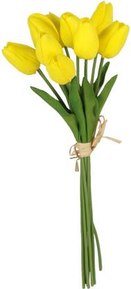 Urban Casa Yellow Tulips Artificial Flower