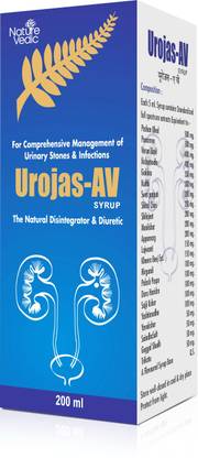 Nature Vedic Urojas - AV Syrup Ayurvedic Formula for Urinary Stones & Infections| 200 ml