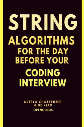 String Algorithms for the day before your Coding Interview