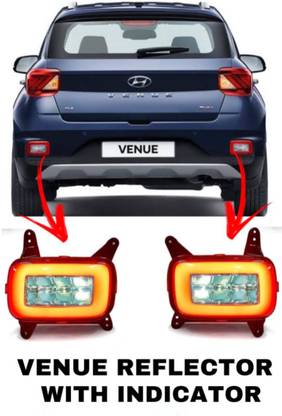 RohanEshop Hyundai Venue Rear Bumper Reflector Matrix 4 Function Car Reflector Light