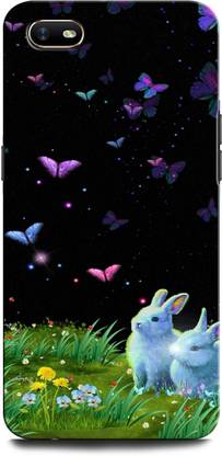 GRAFIQE Back Cover for OPPO A1K 1923 BUTTERFLY, BEAUTIFUL BUTTERFLIES, NATURE, RABBIT