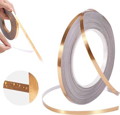 Bonsly Tape 50 Meters Golden Tape Home Floor Wallpaper Waterproof (Manual)