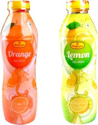 Haldiram's Orange Squash and Lemon Squash (Combo Pack)