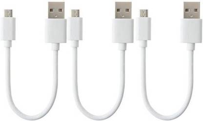 Skymac Micro USB Cable 2 A 0.3 m Micro USB(Type B)Power Bank Cable (Compatible All Micro USB Devices) [Pack of 3]