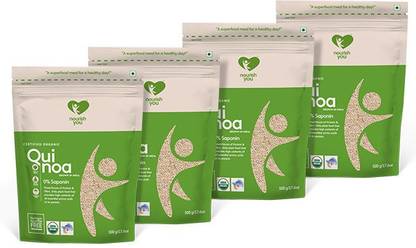 Nourish You Organic White Quinoa Seeds 2000g