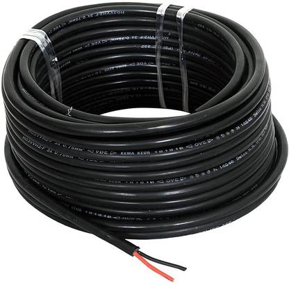 Smuf 2.5M.M. Round 2 Core Heavy Load Capacity 2.5 sq/mm Black 30 m Wire