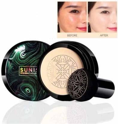 sunisa Air Cushion CC Cream Mushroom Head Foundation, Moisturizing BB Cream Makeup Foundation