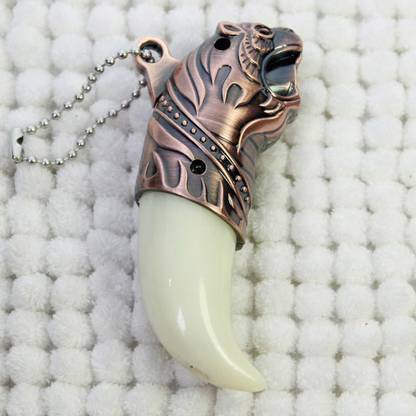 Gabbar Metal Lion-Teeth Refillable Function Pocket Lighter Pocket Lighter