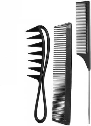 E-DUNIA 1Detangling Wide-Tooth Shower Comb,1Hair Styling Comb,1Pin Tail Comb