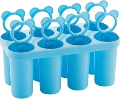 Bekner 8- Mango dolly Kulfi mould Blue Plastic Ice Cube Tray