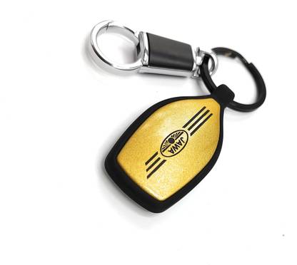 JDP Jawa Bike Bottle Shape Keychain with Hook Jawa 42 Bike Key hain Gold की चेन