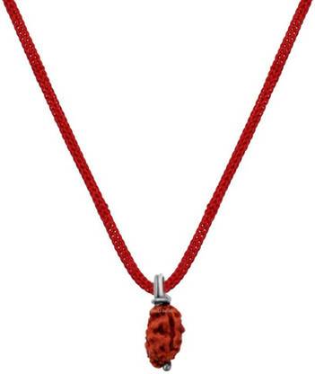 Astrodidi 1 Mukhi Java Rudraksha / One Face Java Rudraksha Silver Pendant With Lab Certificate (Indonesian Java Rudraksha Size approx 10mm Small Size) Wood Pendant