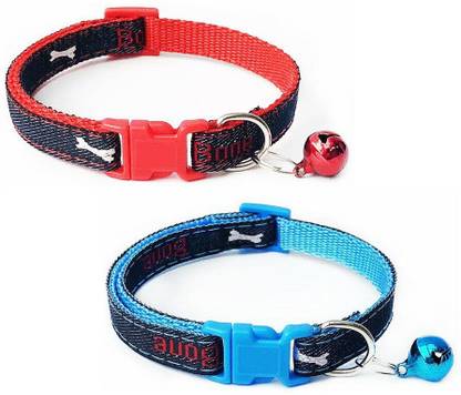 PETS EMPIRE 2 Pcs Nylon Dog Collar Puppy Cat Pet Collars Dog & Cat Everyday Collar