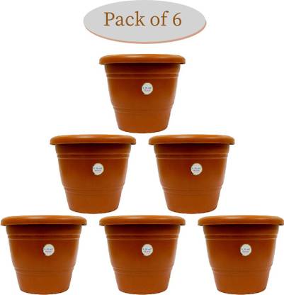 k plast HIGH QUALITY 14 INCH ROUND Plant Container Set