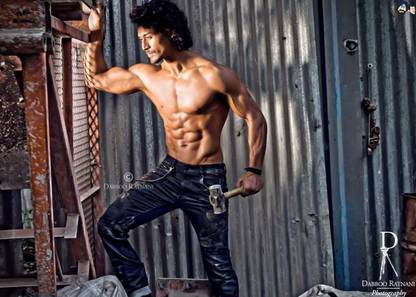 Tiger Shroff Bollywood Actor Matte Finish Poster Paper Print