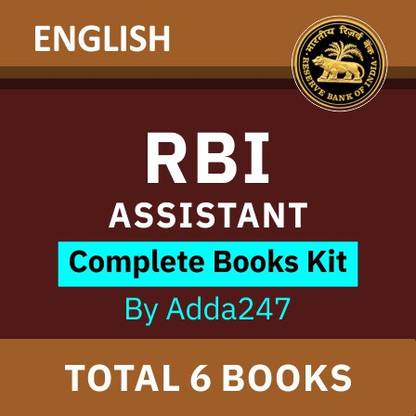 RBI Assistant Complete 6 Books Kit (English Medium)