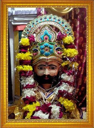 CRAFTSCORNER Baba Ramdev ji maharaj Religious Frame