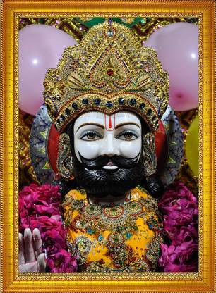 CRAFTSCORNER Baba Ramdev ji maharaj Religious Frame
