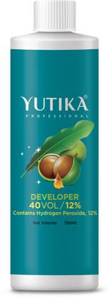 Yutika Professional Hair Developer 40 Volume (12%), 150 ml , White