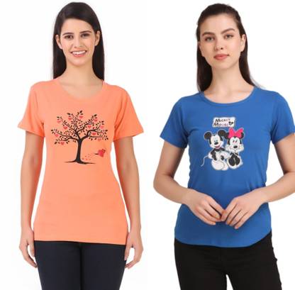 creadcraft Party Animal Print Women Multicolor Top