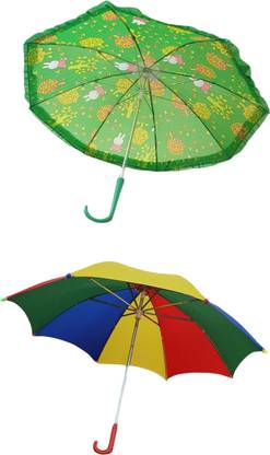 BAS Assured 2 PCS COMBO EAR BABY AND MULTI For baby 3-10years small size Umbrella