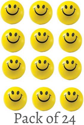 Sloies Stress Relief Ball ,Smiley Squeezers,Hand Exercise Stress Balls Foam Ball