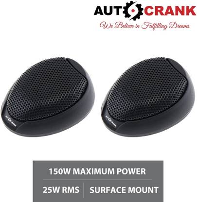 autocrank Surface Mount Mini Dome Tweeter AT7418 Tweeter Car Speaker