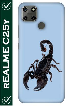 FULLYIDEA Back Cover for realme C25Y, RMX3265, Scorpion