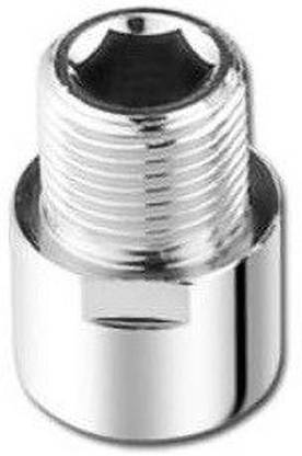 Kinik CP Brass Extension Nipple(Length 1" Inch, Thread Size 1/2" Inch) Faucet Line