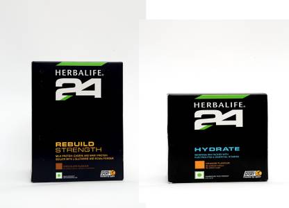 HERBALIFE H 24 REBUILD AND H 24 HYDRATE ( MUSCLE BUILD AND HYDRATION) COMBO OF 4 Combo