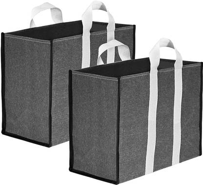 BlackBoxes Heavy Duty Super Strong Grocery Shopping Bag - Reusable Washable Foldable Bag Grocery Bag