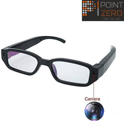 Point Zero Spy Hidden 720 Pixel Video Camera Eyewear Glasses Video Audio Recorder NO WIFI Security Camera