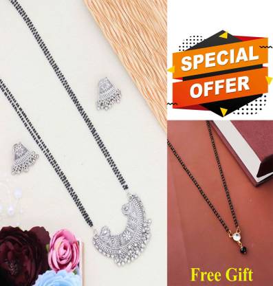 Women's new fancy mangalsutra with Free gift Alloy Mangalsutra