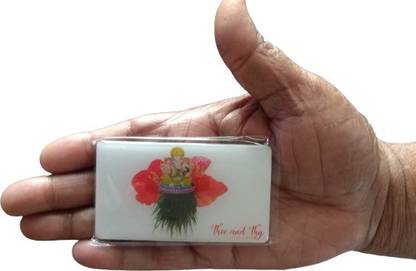 Thee and Thy Ganpati(Ganesh) Fridge magnet (Size 8 X 4.5 cm) For Home, Kitchen Fridge Magnet Pack of 1