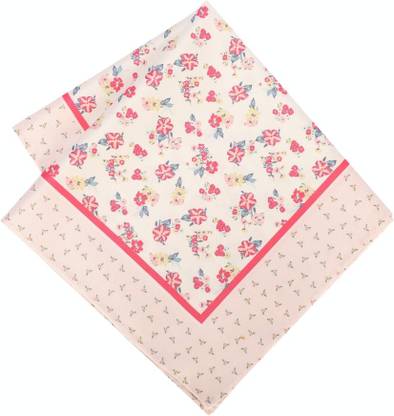 LOUIS PHILIPPE Floral Print Poly Satin Pocket Square