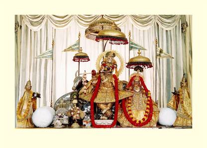 THIKANA MANDIR SRI GOVINDDEVJI JAIPUR (Size- 12 x 18 inch) Best Quality Printing Poster (Sticky Poster) Poster in HD quality Paper Print